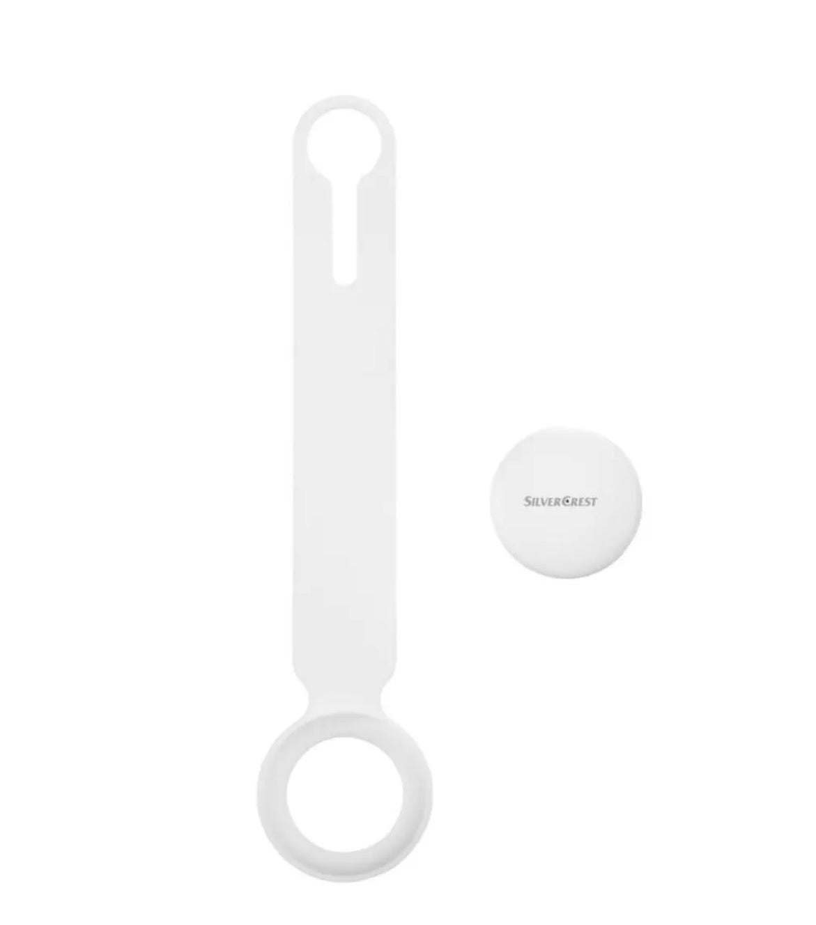 SILVERCREST Smart Tag Finder with Silicone Holder (White)