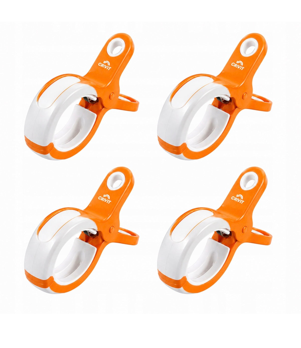 Crivit Set of 4 XXL Towel Clips for Attaching Towels to Sunbeds