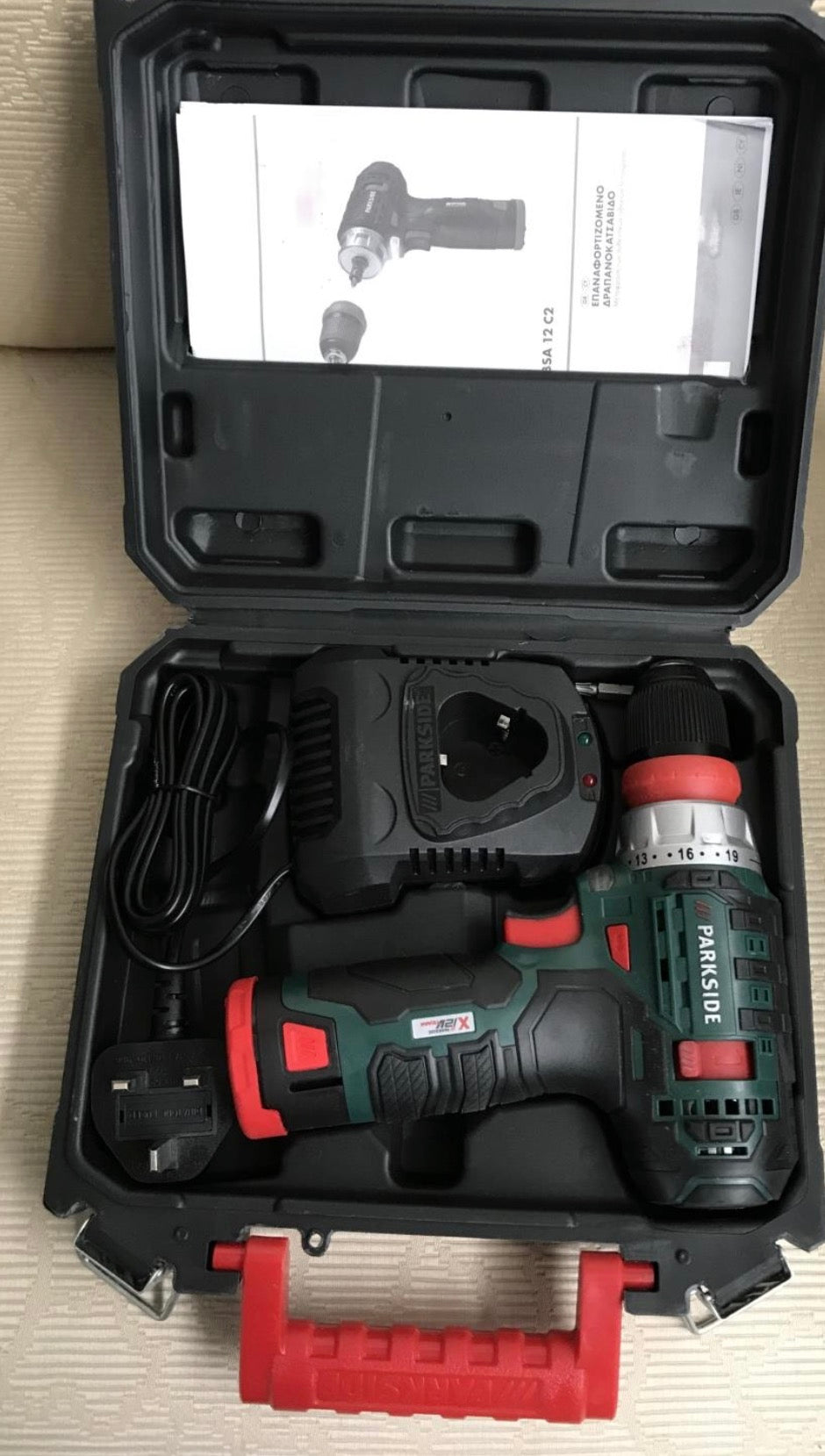 PARKSIDE® Cordless drill driver »PBSA 12 D4« 12 V