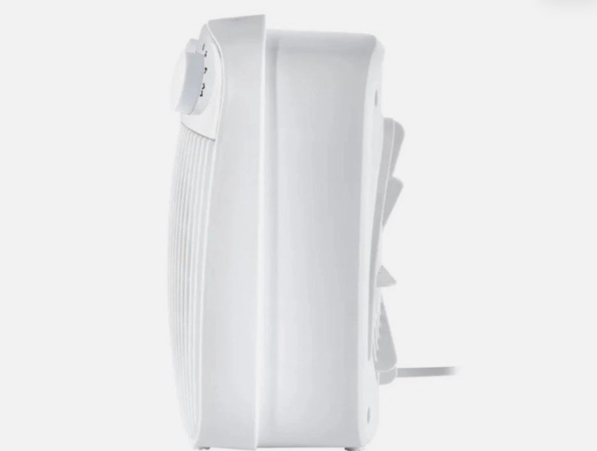 Tronic White Fan Heater 1000W / 2000W – 2 Heat Settings, 3-Year Warranty