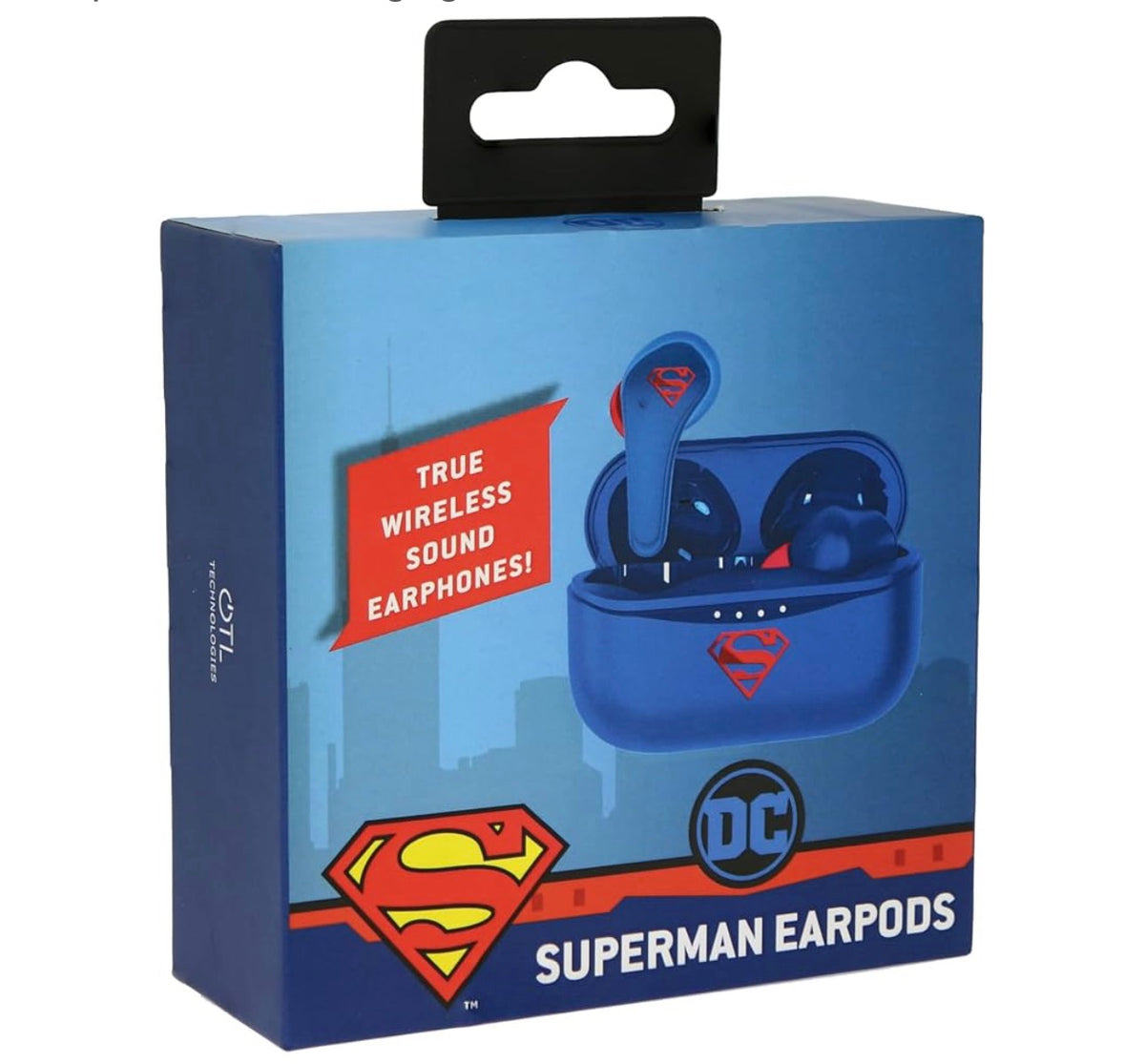 Brand: OTL Technologies
OTL DC0880 One Size Technologies Superman TWS Wireless Earphones with Charging Case Blue