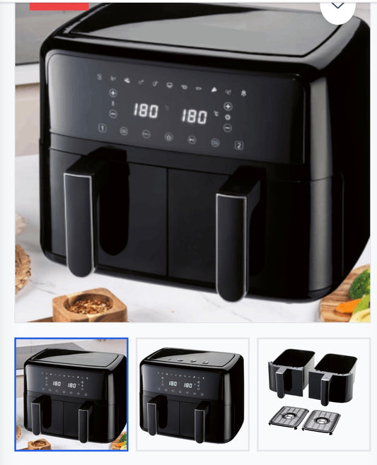 SilverCrest Dual-Zone Hot Air Fryer 2600 W