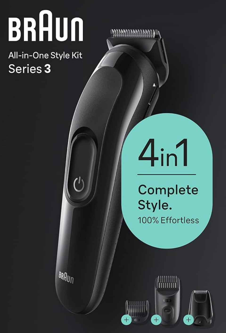 Brand: B. Braun
Braun SK3400 Series 3 All-In-One Men's Hair Trimmer Kit