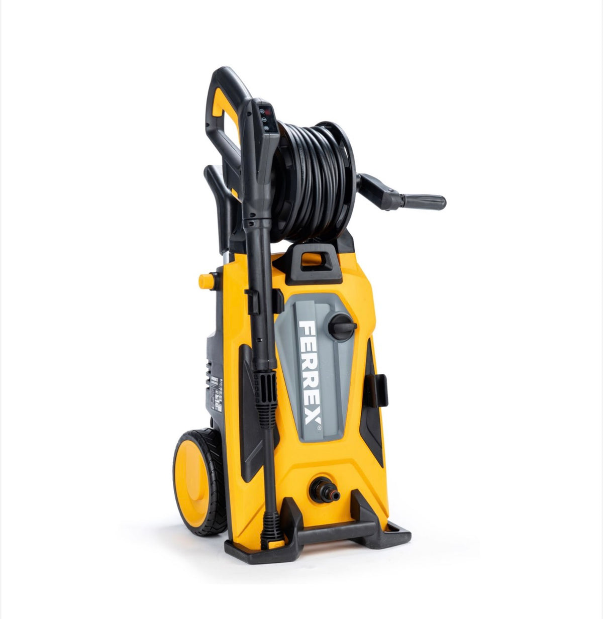 FERREX Q1W-SP01-2400 metal (aluminum) piston 2400W max. 170 bar high-pressure washer, stereo self-priming function
