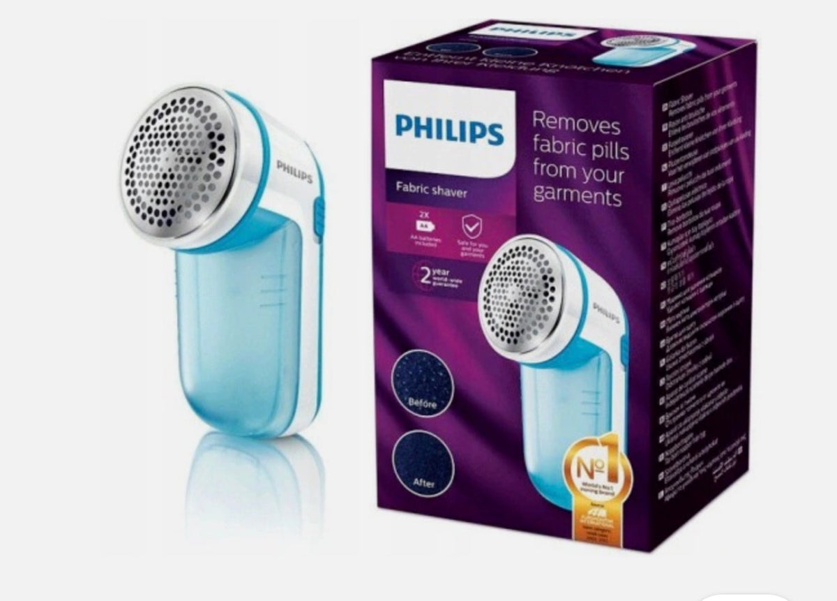 Philips GC026 Lint Pill Remover Battery Operated Fabric Shaver Remove Trimer
