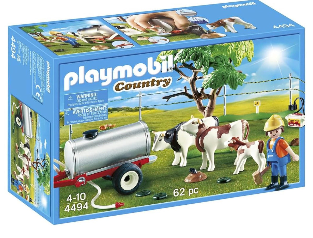 PLAYMOBIL 4494 Cow Arrows with Water Bath