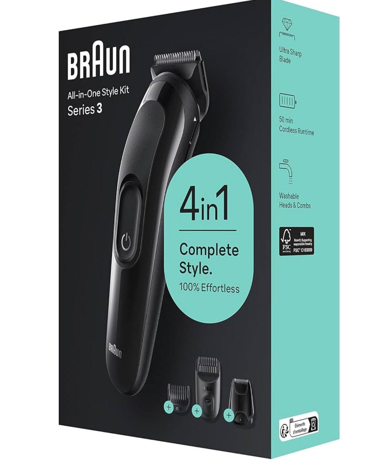 Brand: B. Braun
Braun SK3400 Series 3 All-In-One Men's Hair Trimmer Kit