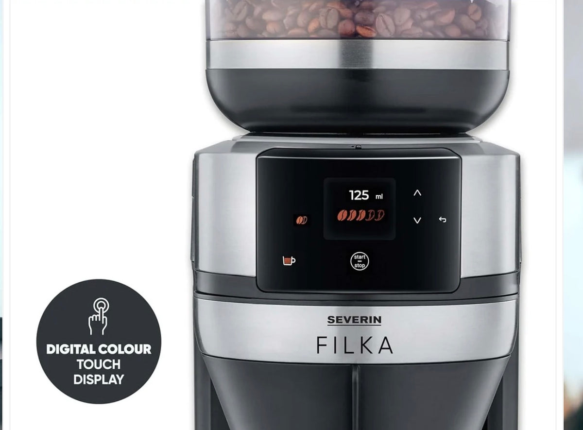 Severin Filka Ka 4852 Fully Automatic Coffee Machine - 5-In-1 With Grinder
