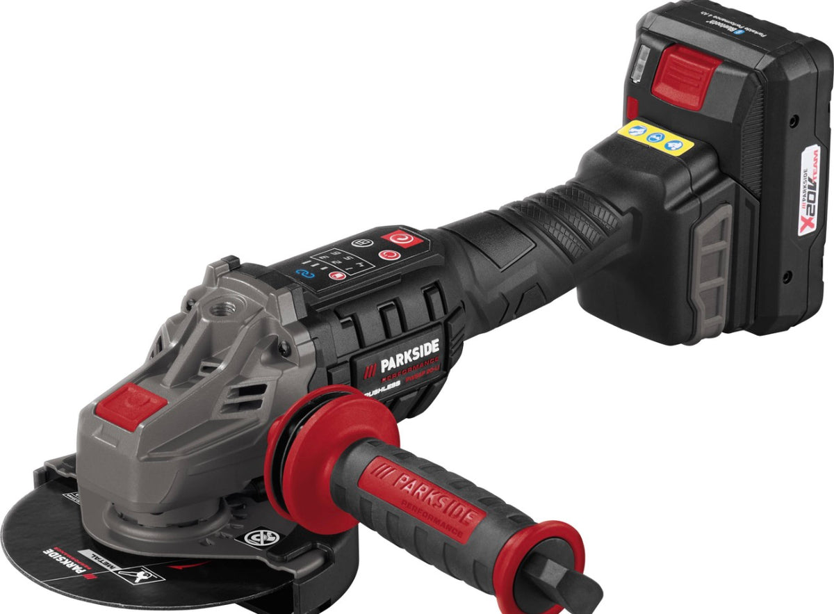 20V cordless angle grinder without battery and charger