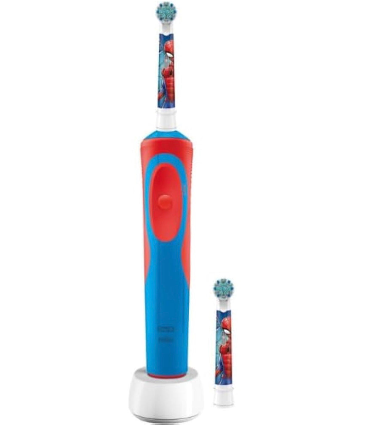 Oral-B Kids Spiderman Electric Toothbrush With 2 Brush Heads - Starter Pack - For ages 3 and up