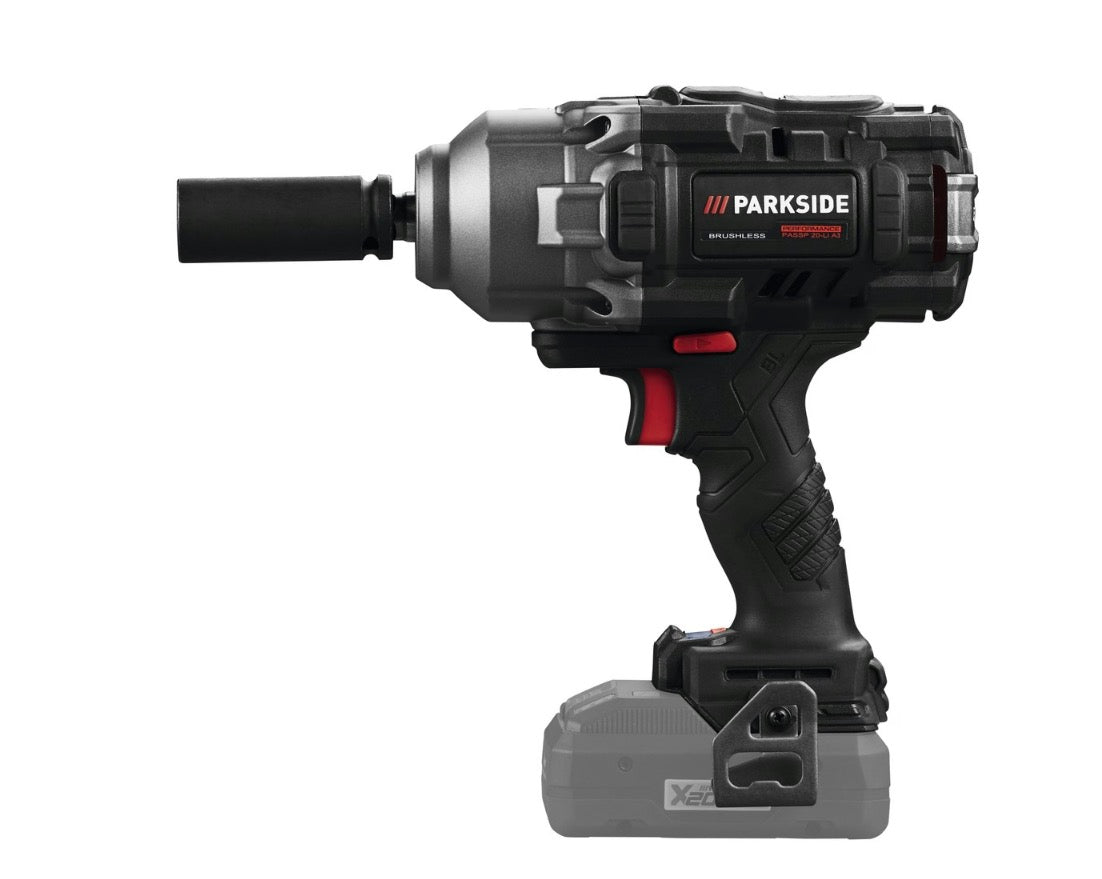 PARKSIDE PERFORMANCE® PASSP 20 Li C4: 20V cordless impact wrench, 1/2", without battery or charger