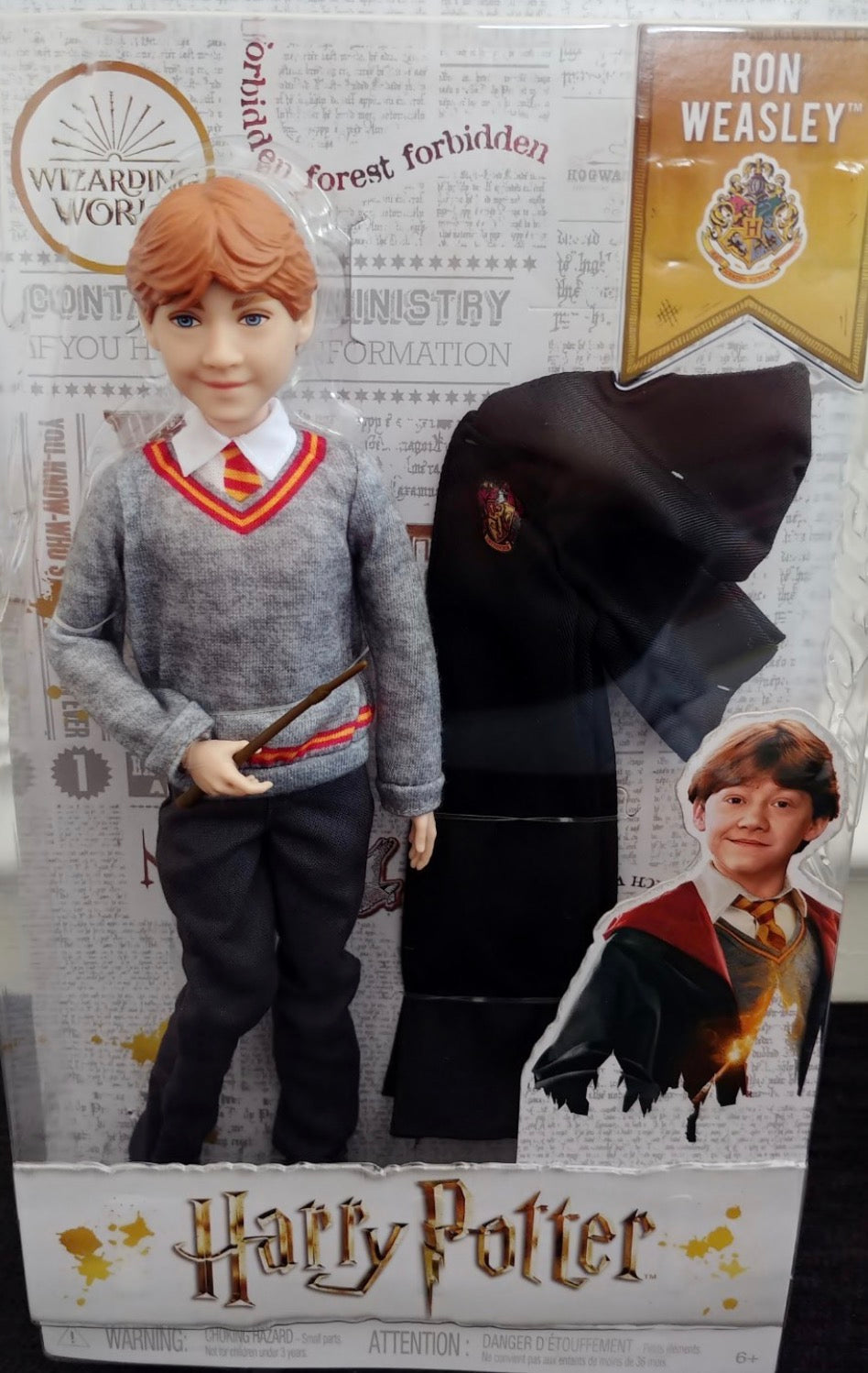 2018 HARRY POTTER WIZARDING WORLD RON WEASLEY DOLL *Free Shipping*