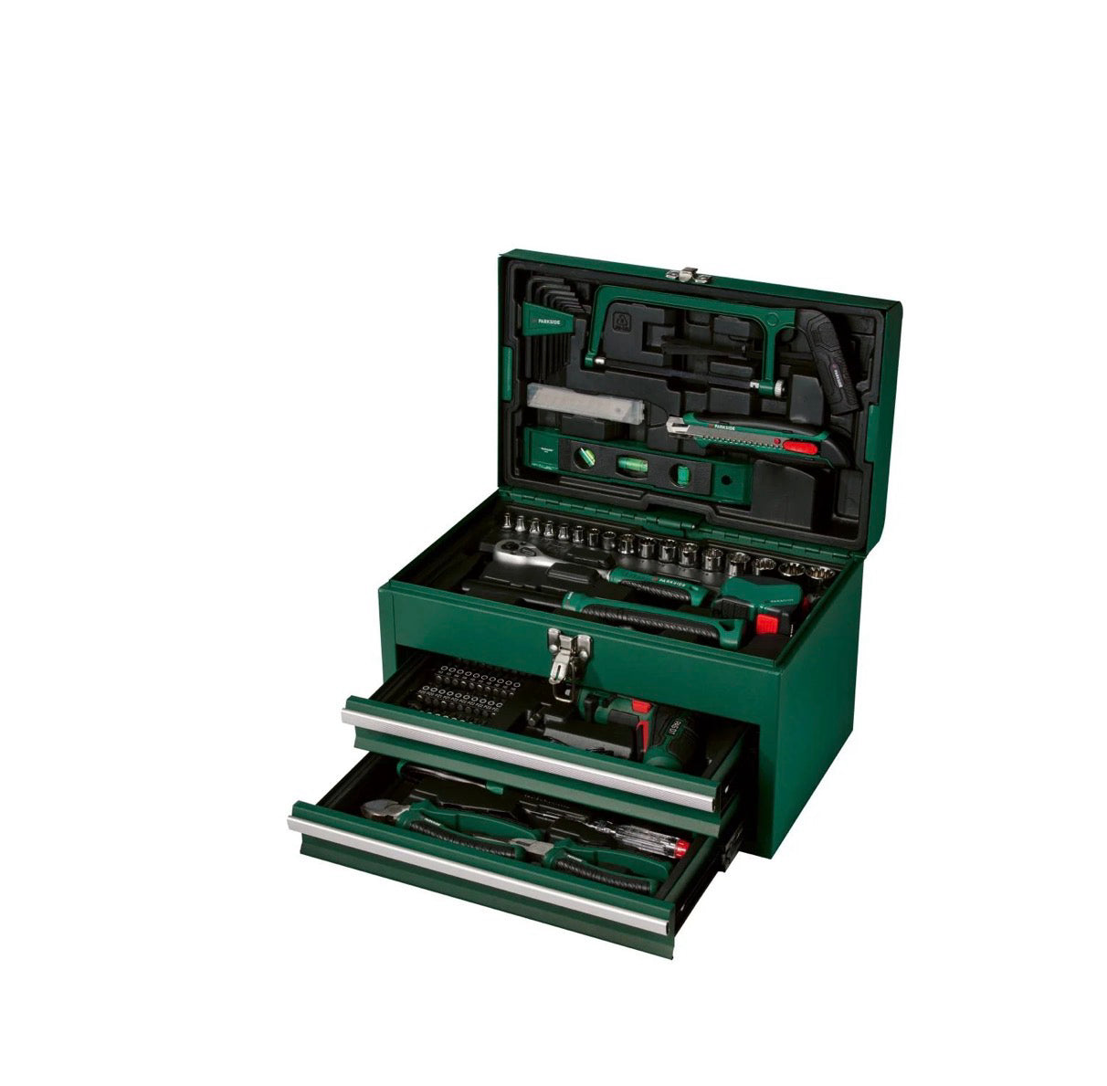 PARKSIDE®
Tool kit with PWBM A1 cordless screwdriver, 92 pieces