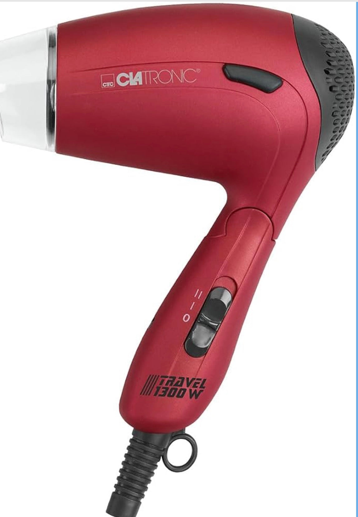Clatronic Travel Hairdryer Red 1300W HTD3429-RD