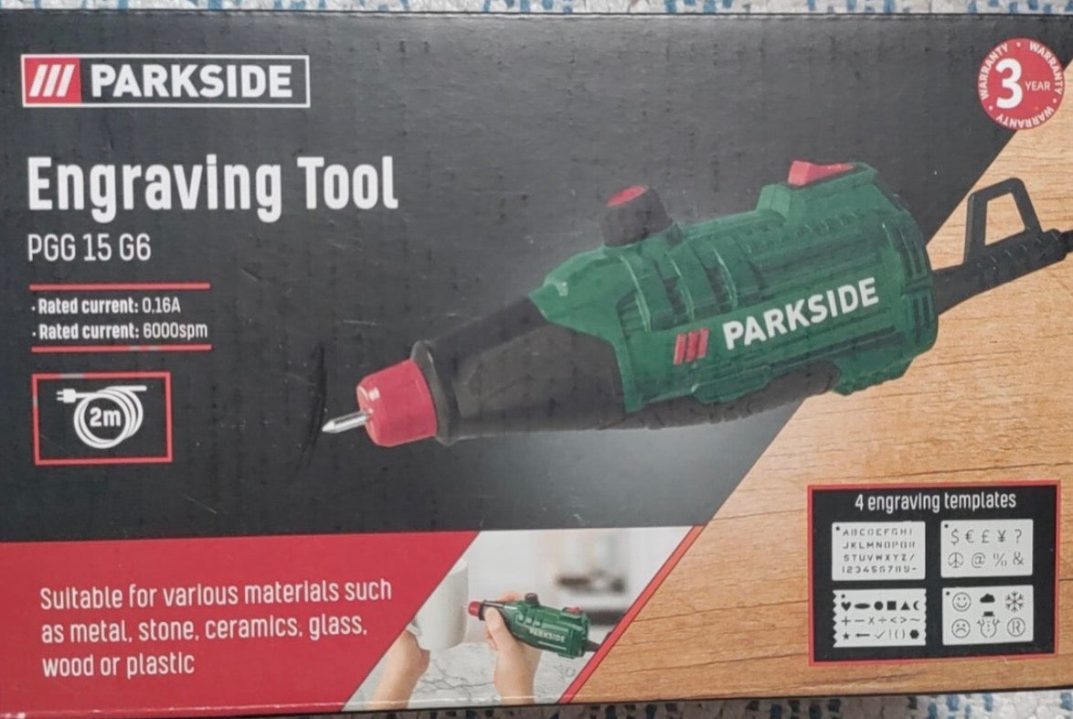 Parkside Engraving Tool PGG 15 G6 New Boxed Unused