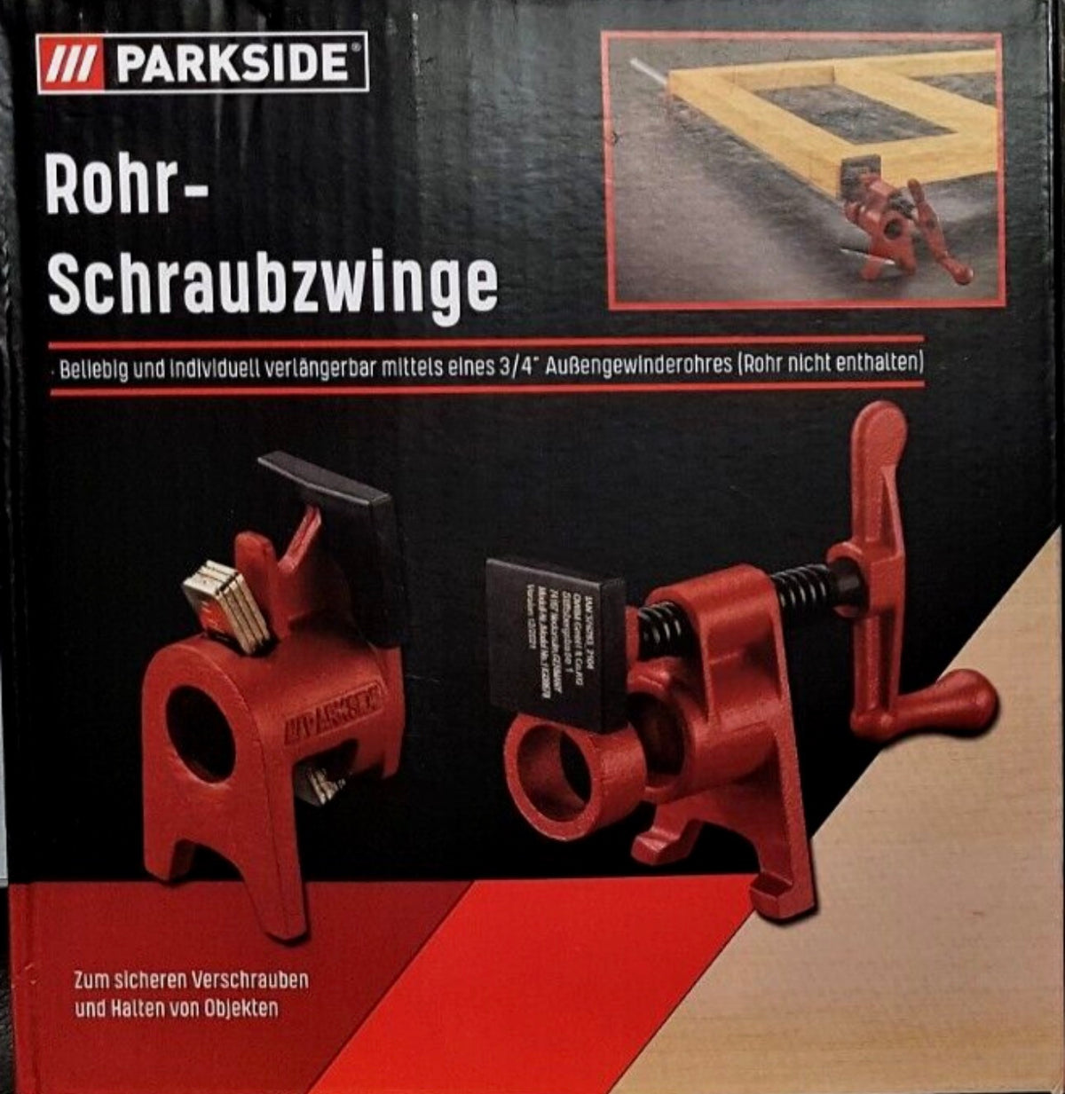 Parkside rohr schraubwinge