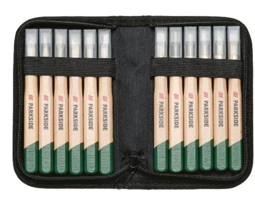 Parkside Wood chisel/wood carving set