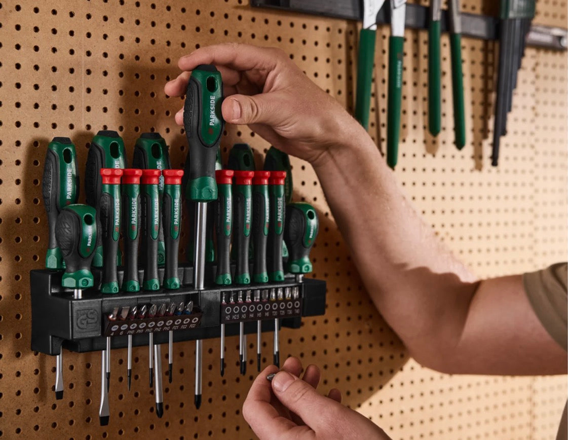 PARKSIDE®
Screwdriver and bit set, 37 pieces