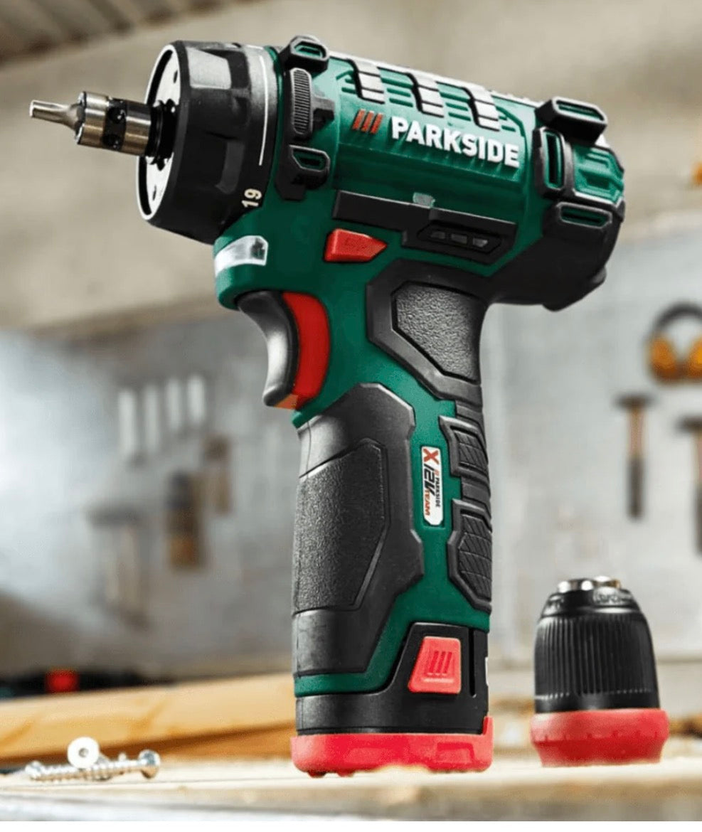 PARKSIDE® Cordless drill driver »PBSA 12 D4« 12 V