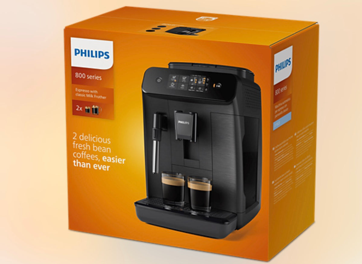 Philips Series 800 Fully Automatic Espresso Machine — Bean-to-Cup Coffee Maker