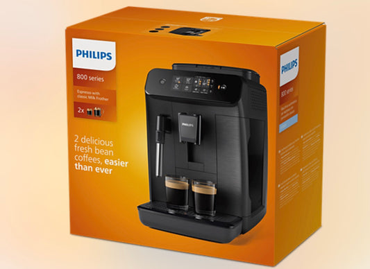 Philips Series 800 Fully Automatic Espresso Machine — Bean-to-Cup Coffee Maker