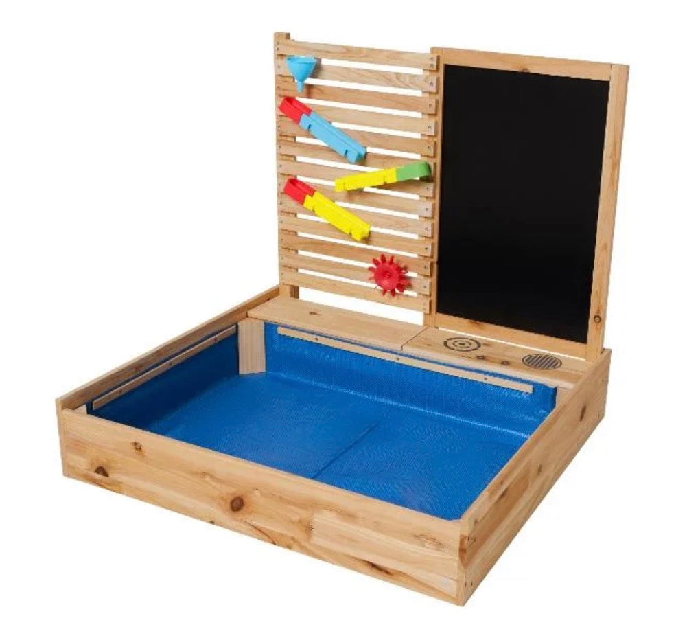 pLay tive Bac à sable avec mur de jeux d'eau, 28 pièces.