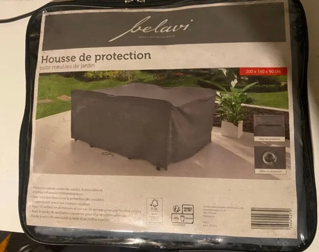 Protective cover for garden furniture