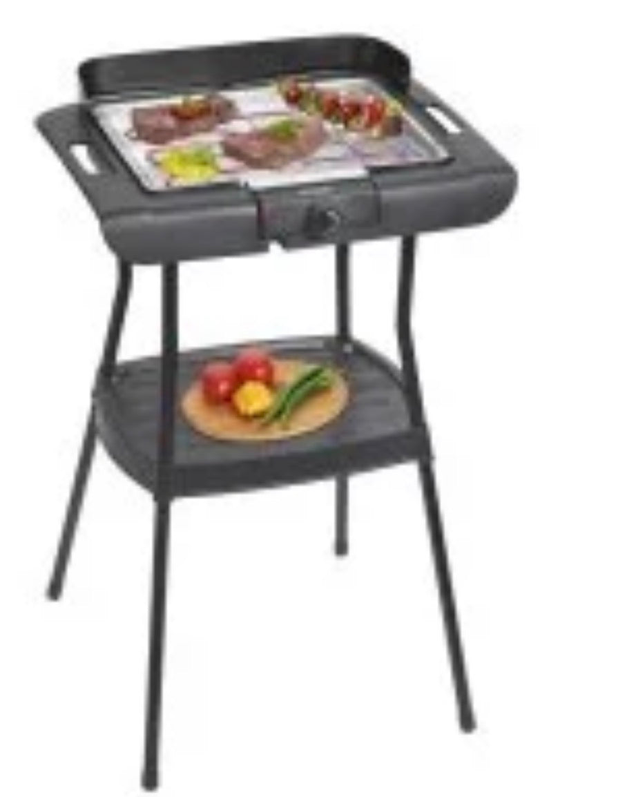 Bomann Electric Barbecue Table Grill — Cool-Touch Housing with Wind Guard