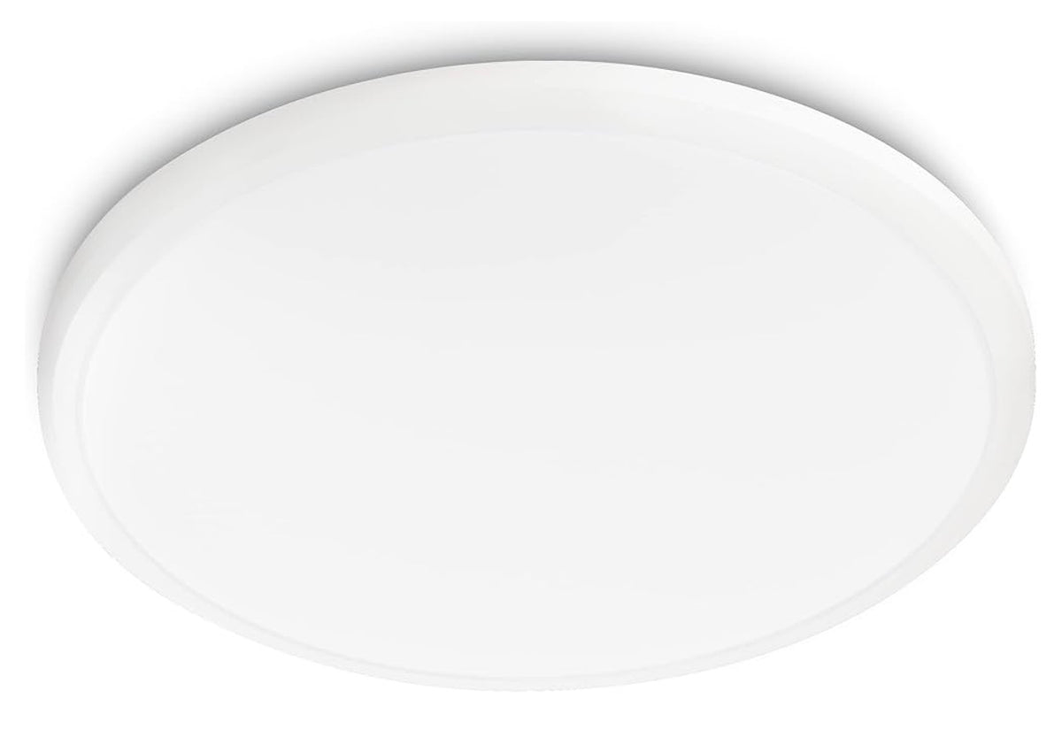 Philips myLiving Twirly LED Ceiling Light, For Home, Indoor, Ceiling and Walls. (1 x 12 W Integrated LED, Warm White) - Grey