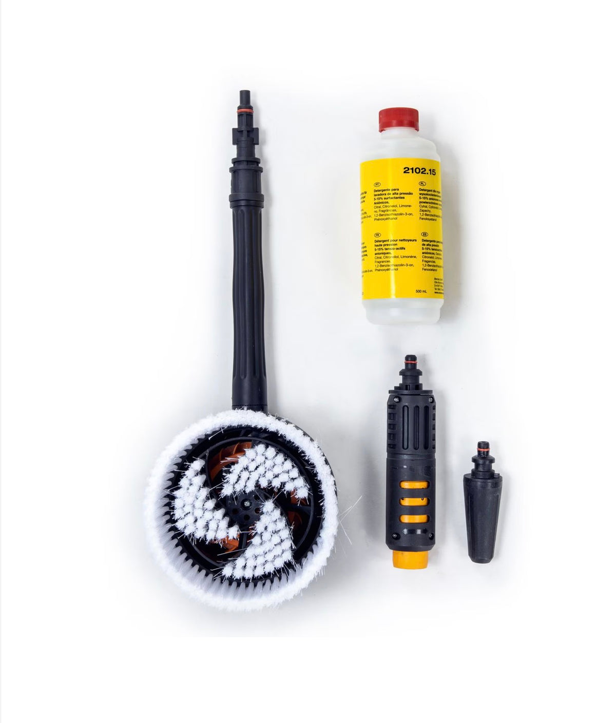 FERREX Q1W-SP01-2400 metal (aluminum) piston 2400W max. 170 bar high-pressure washer, stereo self-priming function