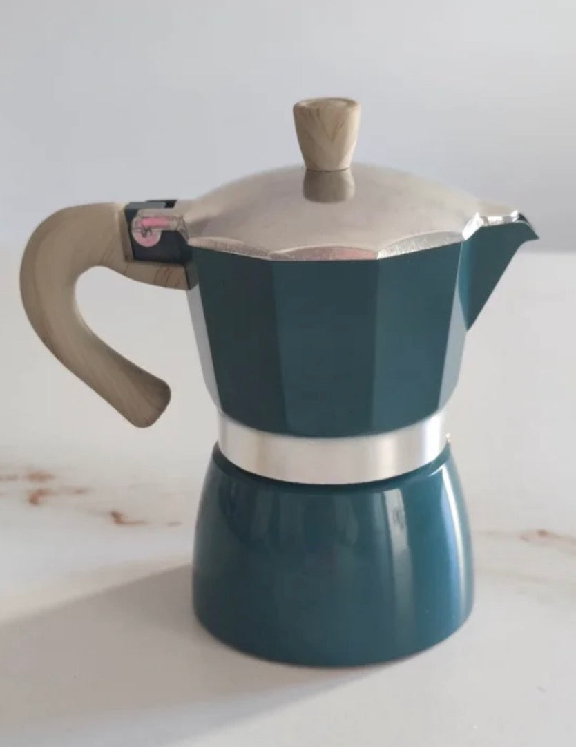 Beautiful Vintage Blue Italian Coffee Maker