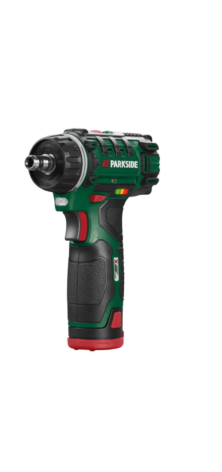 PARKSIDE®
12V cordless drill/driver set »PBSA 12 E4«, with battery and charger