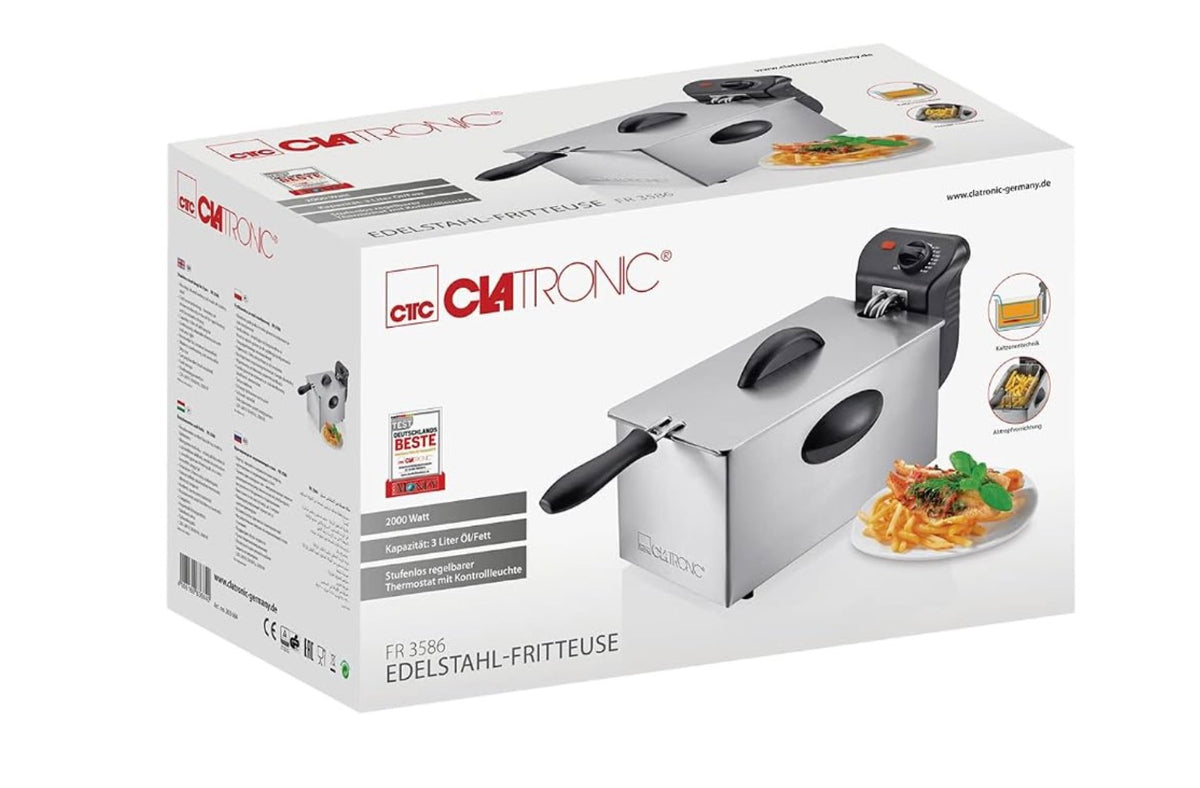 Clatronic fr3586 Deep Fryer Stainless Steel
