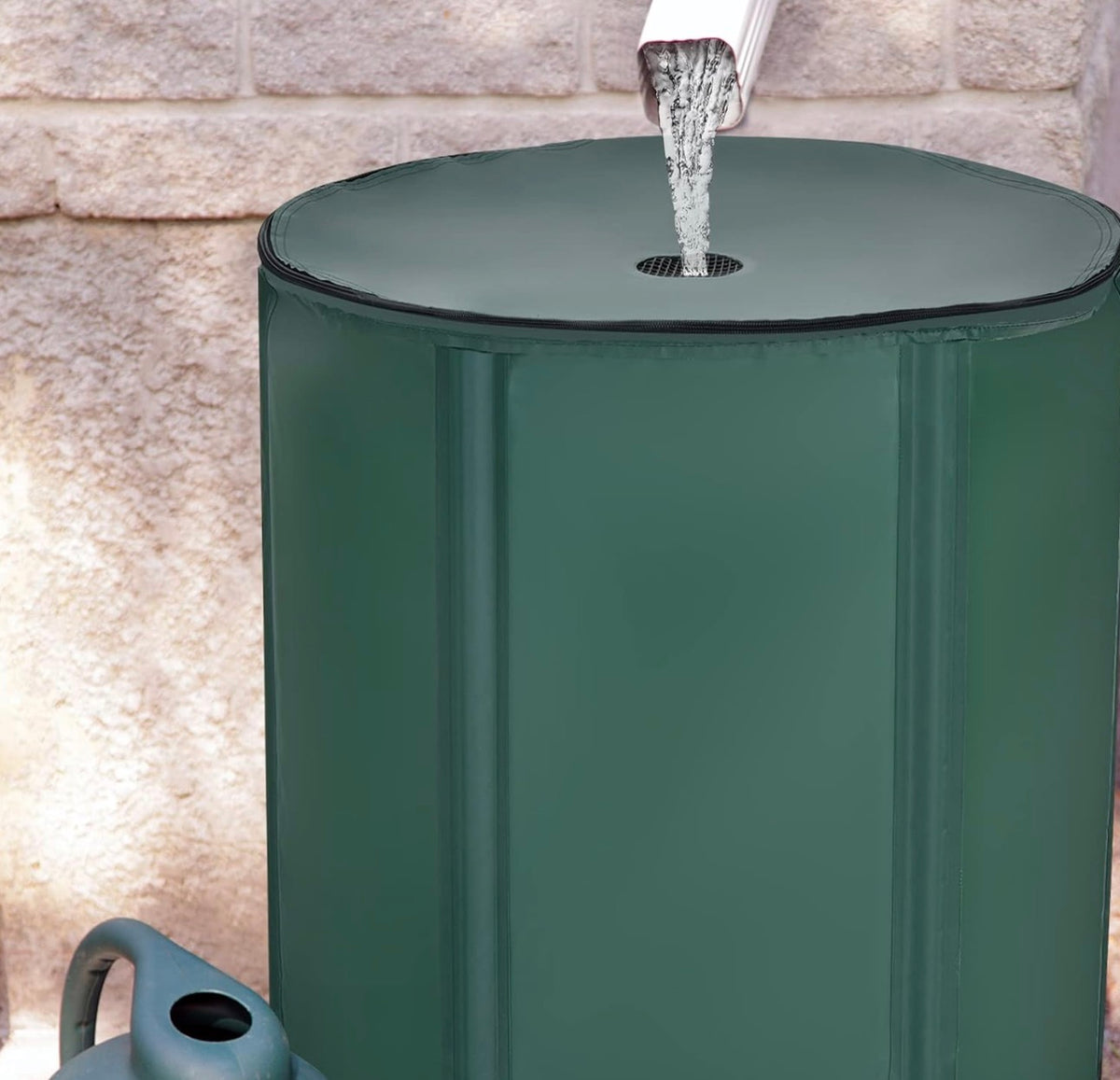 Goplus 60 Gallon Collapsible Rain Barrel, Portable Rain Barrels to Collect Rainwater from Gutter, Rainwater Collection System, Water Storage Tank Catcher Container with Filter Spigot