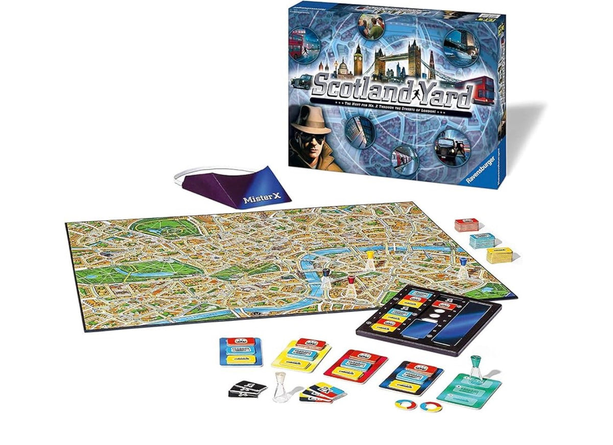 Ravensburger Scotland Yard Strategy Board Games for Families - Kids & Adults Age 8 Years Up - 2 to 6 Players - Christmas Gifts