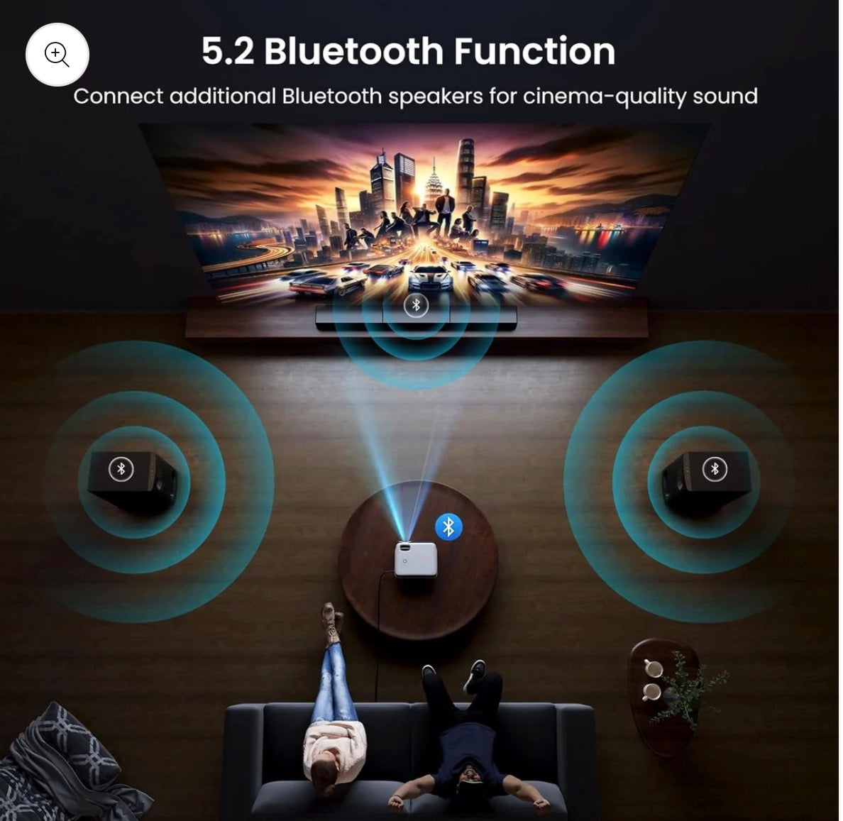 Proyector Happrun Google TV 510G