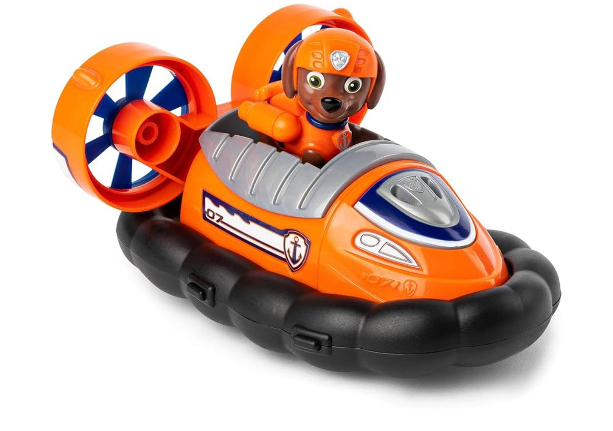 Paw Patrol, Zuma’s Hovercraft Vehicle with Collectible Figure, for Kids Aged 3 Years and Over