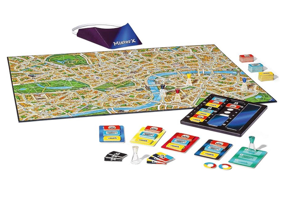 Ravensburger Scotland Yard Strategy Board Games for Families - Kids & Adults Age 8 Years Up - 2 to 6 Players - Christmas Gifts