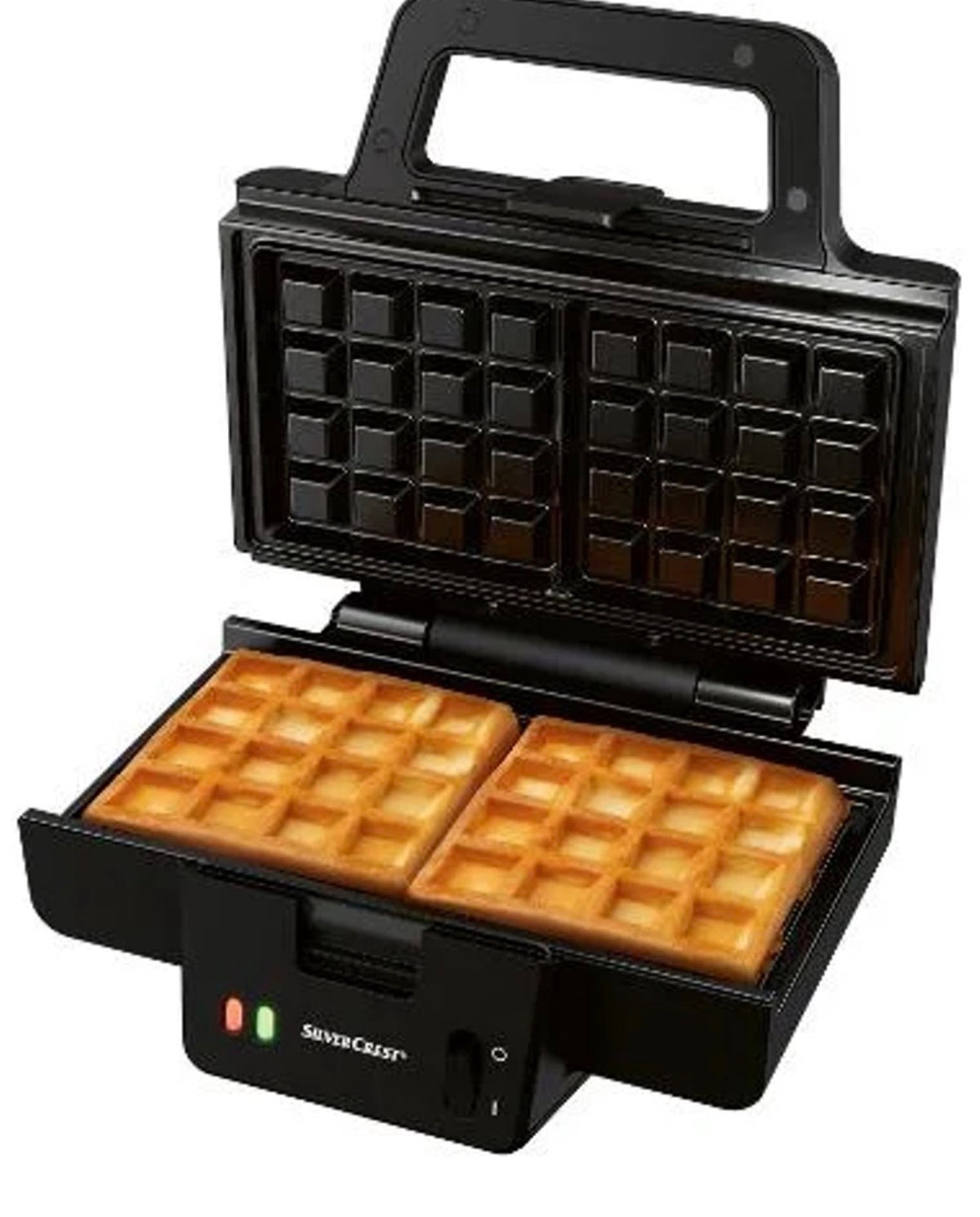 SILVERCREST® KITCHEN TOOLS Waffle Iron - Waffle Maker for 2 Waffles - Brussels Wafflee XXL waffles - Power: 900 W - With red and green indicator light - Incl. 10 recipe ideas+ Silver Crest
Food Processor + Profi Cook. SwitchOn Retro toaster+Livarno home R