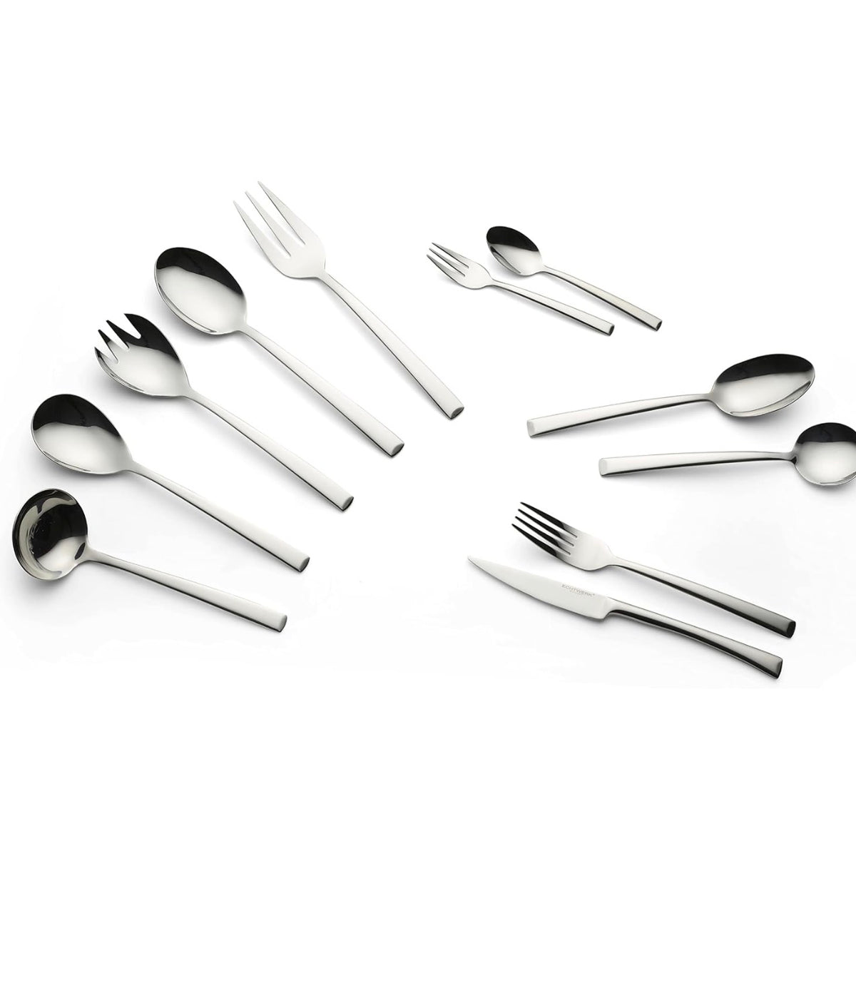 ECHTWERK
Visit the Store
ECHTWERK Avelino Silver Edition 68-Piece Cutlery Set for up to 12 People 18/10 Stainless Steel with Storage Case