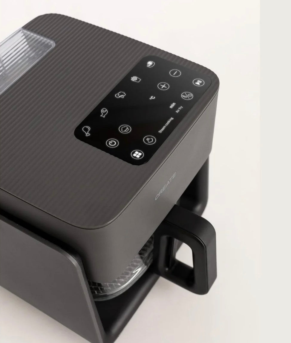 Create Fryer Studio Crystal Glass Air Fryer 4.2 L