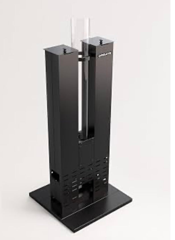 CREATE/FIRE TUBE HEATER/Outdoor smokeless pellet stove black / 8.2kW, smoke free, resistant materials capacity 3.6 kg pellets, coverage up to 9 m²