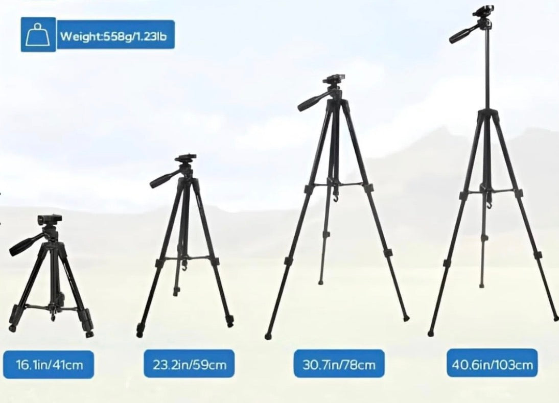 Brand: Generic
Portable Camera Tripod, Professional Aluminum Tripod Stand Adjustable Height Compatible Stylish for Photography