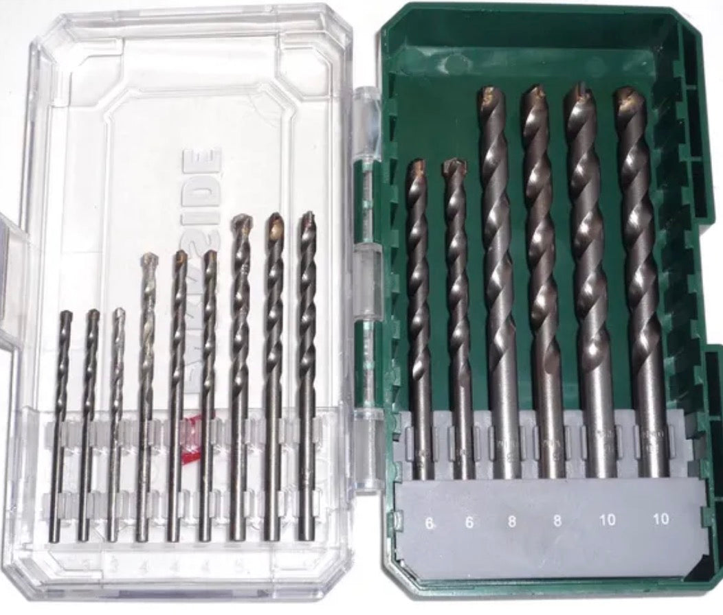 Parkside Concrete Drill Bit Set, Like New