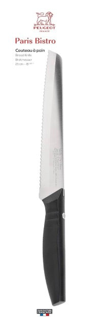 Brand: Peugeot
Peugeot Paris Bistro 50085 Bread Knife Nitrox Steel with 16% Chrome Content Black Metal
