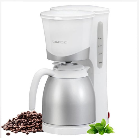Clatronic Filter Coffee Machine — Up to 14 Cups (1.8 L) with Glass Jug & Anti-Drip