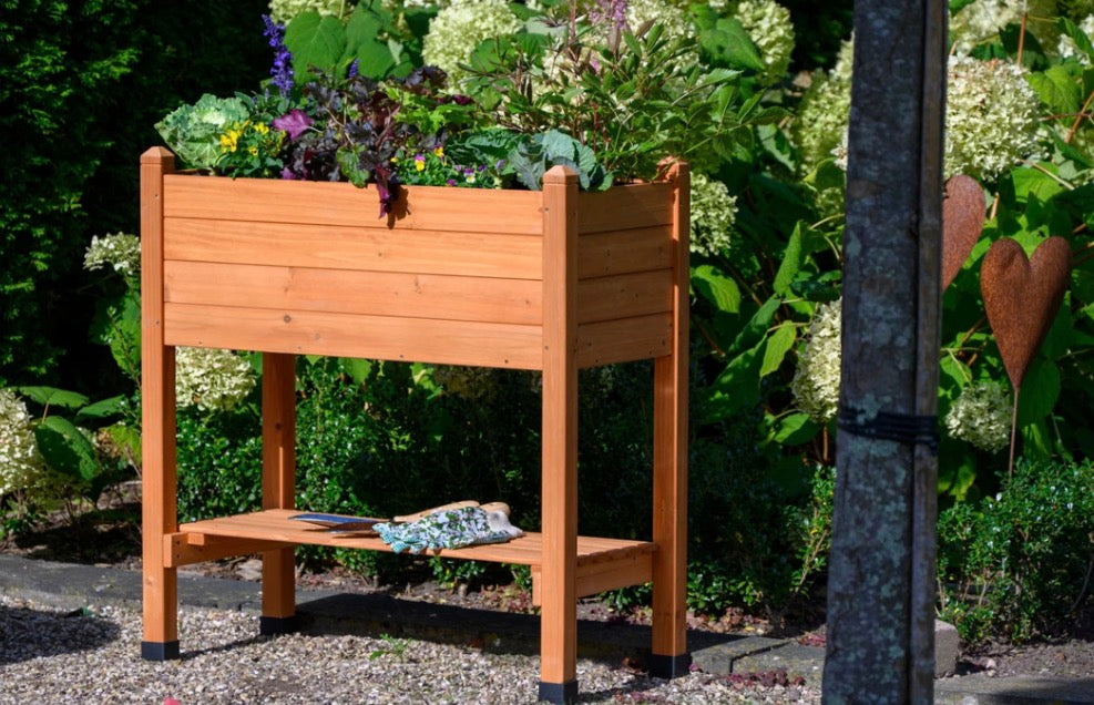 Raised bed, L 75 x W 37 x H 79 cm