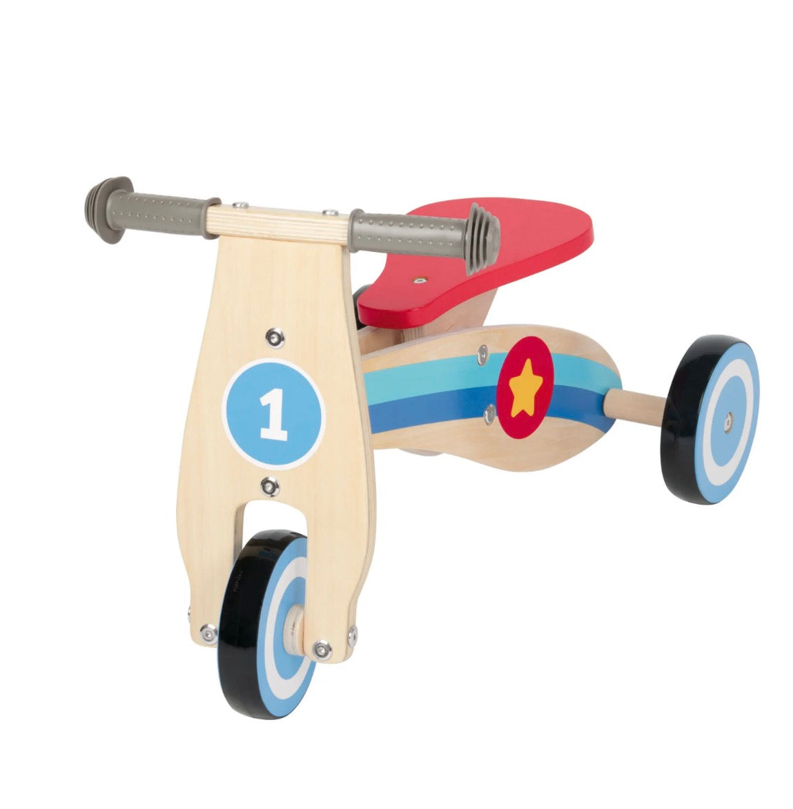 PLAYTIVE
Draisienne, cheval à bascule ou chariot de marche en bois