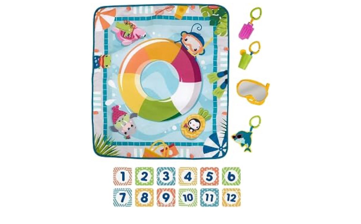 Brand: FISHER-PRICE BABY
Fisher-Price GRR44 - Plitsch-Platsch Explorer Play Blanket, Baby Play Blanket with Toy, for Newborns