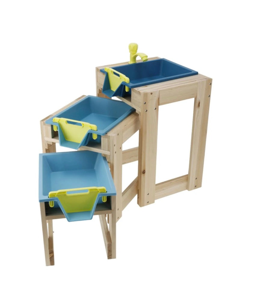 Tables de jeux d'eau en bois